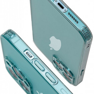 Husa de protectie pentru iPhone 12 Tigratigro, TPU, albastru opac, 6,1 inchi - Img 4