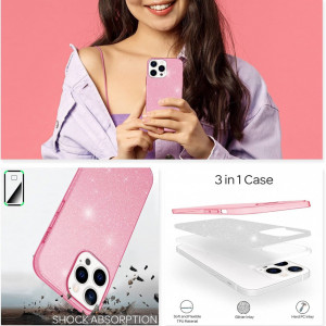 Husa de protectie pentru iPhone 13 PRO Nalia, silicon, roz, 6,1 inchi - Img 6