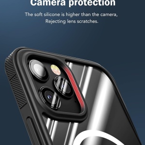 Husa de protectie pentru iPhone 14Pro Quikbee, silicon, negru, 6,1 inchi