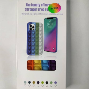 Husa de protectie pentru iPhone XR  KinderPub, silicon, multicolor, 6.1 inchi