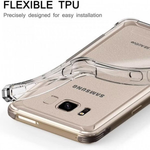 Husa de protectie pentru Samsung Galaxy S8/S8+ DYGG, silicon, transparent, 5,8 inchi - Img 6