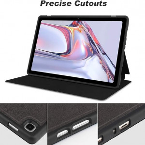 Husa de protectie VOVIPO pentru Galaxy Tab A7 -10,5 inchi PINHEN, piele sintetica, negru