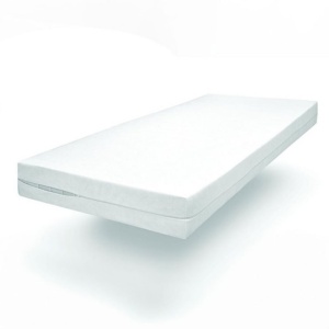 Husa impermeabila pentru saltea, cu fermoar, dimensiunea 160×200 cm, alba
