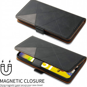 Husa protectie telefon Lelogo, compatibila Samsung Galaxi M31, piele PU, negru/maro, 6,4 inchi - Img 8
