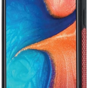 Husa slim pentru Samsung Galaxy A30 Sibada, TPU/piele, rosu inchis, 6,4 inchi