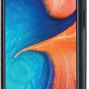 Husa slim pentru Samsung Galaxy A40 Sibada, TPU/piele, negru, 5,9 inchi