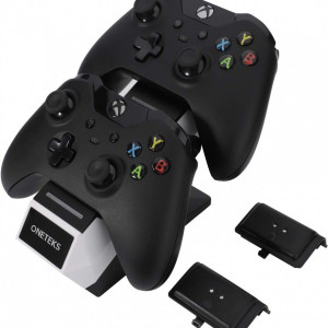 Incarcator dual controler pentru Xbox Series X Shumeifang, 2 X 1200 mAh - Img 1