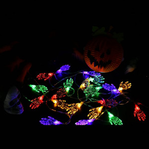 Instalatie cu 20 LED-uri pentru Halloween KATELUO, multicolor, PVC, 3 m - Img 4