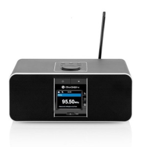 Internet radio GoGEN IR 167 BTB, 2 x 7 W, LCD, Bluetooth, WiFi, tuner digital FM, telecomanda, negru - Img 3