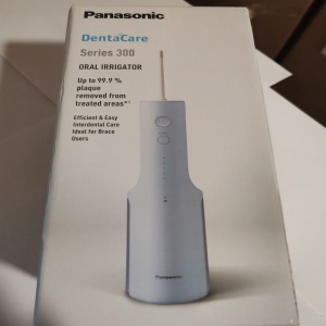 Irigator bucal Panasonic EW-DJ26-A303, aprox. 590kPa presiune apa, 5 trepte de presiune, portabil, 2duze incluse, Capacitate rezervor 200ml, Albastru, Resigilat, Grad A - Img 2