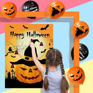 Joc de petrecere de Halloween, hartie, multicolor, 72 X 54 cm