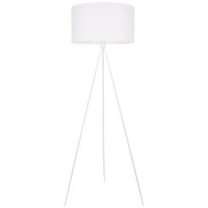 Lampadar Cella din metal, alb, H 158 cm