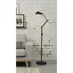 Lampadar DeVecchi, metal, negru, 158 x 55 x 15 cm, 40w - Img 4