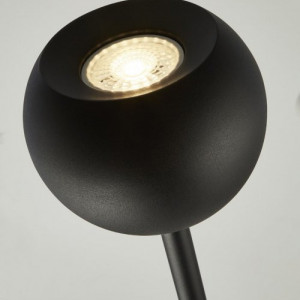 Lampadar Eindhoven din metal, negru, 180cm H - Img 3