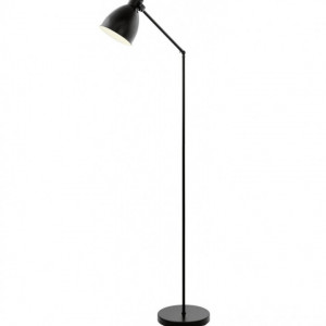 Lampadar Priddy, metal, negru, 137 cm, 40w - Img 1