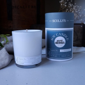 Lumânare din Soia Gardenia, Scullys, 180 g, 40h - Img 3