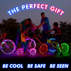 Lumini pentru roata de bicicleta Activ Life, silicon, purpuriu - Img 7