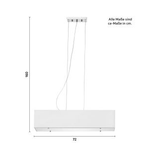 Lustra suspendata Agneta, 4 becuri, E27 - Img 2