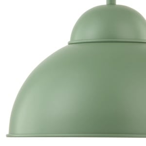 Lustra tip pendul Anda, metal, verde, 31 x 117 cm