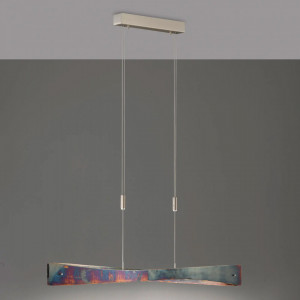 Lustra tip pendul Lian, LED, metal, multicolor, 118 x 195 cm - Img 2