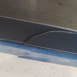 Masa de gradina dreptunghiulara, Progarden, NIK, Polipropilena, Antracit, 81x56x63 cm, Resigilat, Grad B - Img 5