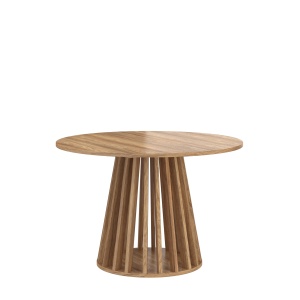 Masa dining rotunda fixa 120 cm stejar Frida - Img 1