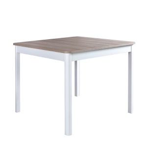 Masa patrata fixa 92 cm satin/alb Dublin