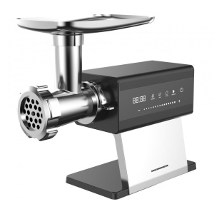 Masina de tocat Heinner PrestigeChop HMG-DTSS2500, Putere 2500W, Motor DC, Control Touch, Accesoriu Rosii, Kibbe, Carnati, Inox - Img 3