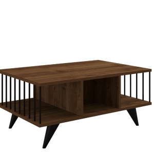 Masuta de cafea Asir, PAL, maro inchis, 90 x 40 x 60 cm