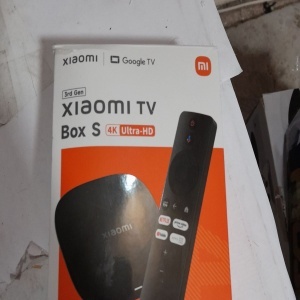 Mediaplayer Xiaomi Mi TV Box S 3rd Gen, Google TV, Bluetooth, Wi-Fi, HDMI, 4K Ultra HD, Negru Edit RRP Edit Grade Download QR Code Product Images, Resigilat, Grad A
