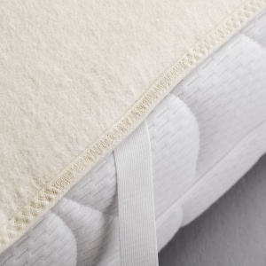 Molton protectie pentru saltea din bumbac 140x200 cm, alba - Verificat A · Re-Bloom - Img 3