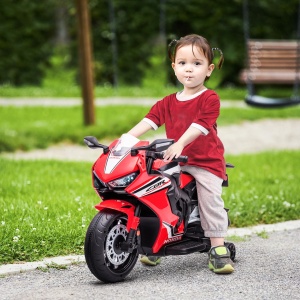 Motocicleta electrica copii Re-Bloom, 6V 4.5A, 3 km/h, PP/metal, 90x44x52 cm, autonomie 45 min, varsta 3-5 ani, 30 kg, rosu - Verificat A · Re-Bloom - Img 2