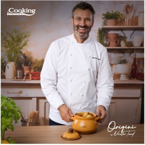 Oala ceramica cu capac Cooking by Heinner - Origini Chef Nicolai Tand, 12 x 11 cm, 2 L - Img 3