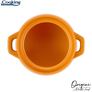 Oala ceramica cu capac Cooking by Heinner - Origini Chef Nicolai Tand, 14.5 x 16 cm, 3 L - Img 5