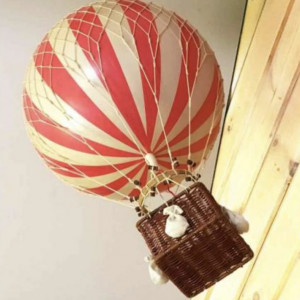 Obiect decorativ tip balon zburator rosu - Img 4