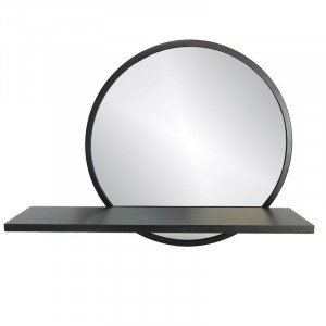 Oglinda Auryanna, negru, 45 x 35 x 11 cm - Img 1