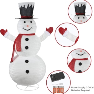 Om de zapada Style On Fleek, LED, plastic/metal, alb/rosu/negru, 89 x 180 cm - Img 2