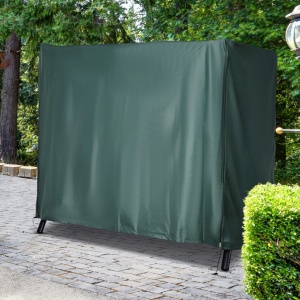 Panza de acoperire pentru leagan Re-Bloom, tesatura Oxford impermeabila, 180x124x164 cm, usa frontala 180x154 cm, verde - Verificat A · Re-Bloom - Img 2
