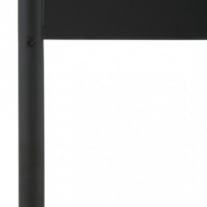 Pat Princess metal, negru, 180 x 200 cm - Img 3
