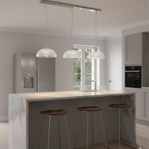 Pendul Rabalux Petrina, 3xE27, crom satinat, L 100 x H 120 cm - Img 3