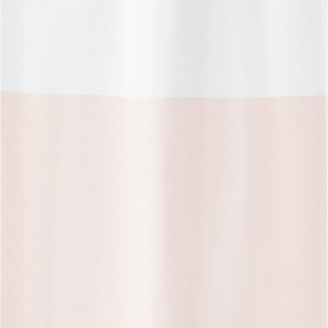 Perde de dus mDesign, poliester, roz deschis/alb, 183 x 183 cm