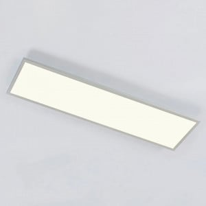 Plafoniera Philia, LED, metal/PMMA, alb, 30 x 5,5 x 120 cm - Img 1