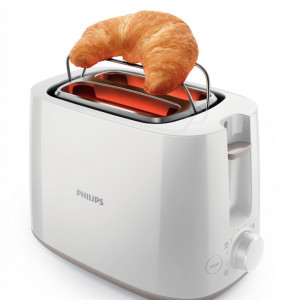 Prajitor de paine Philips HD2583/00, alb, 32,4 x 22,9 x 21,4 cm
