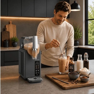 Produs Resigilat Aparat de făcut granita 6 în 1 HEINNER FreezeFun HSLM-DW26DGREY - Img 14