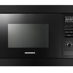 Produs Resigilat CUPTOR CU MICROUNDE INCORPORABIL HEINNER HMW-MDBI25GDBK, CAPACITATE 25L, CONTROL DIGITAL, AFISAJ DIGITAL, PUTERE CUPTOR: 900W, PUTERE GRILL: 1000W, 5 TREPTE DE PUTERE, 10 PROGRAME AUTOMATE, TIMER, TIMP MAXIM DE GATIRE 95 MIN, FUNCTIE DECO