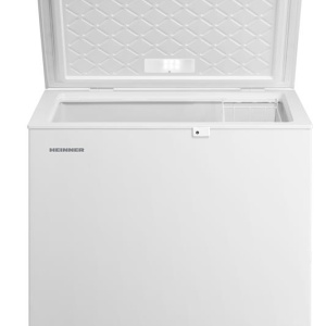 Produs Resigilat Lada frigorifica Heinner HCF-M198INVCE++, clasa energetica: E, compresor inverter, functionare convertibila (Frigider/Congelator), capacitate totala: 198L, control mecanic, lumina LED, 1 cos, maner extern cu incuietoare - Img 2