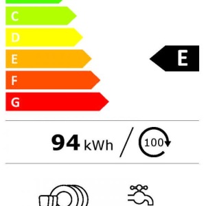Produs Resigilat Masina de spalat vase incorporabila Heinner HDW-BI6613IE++, clasa energetica E, 13 seturi, control electronic, display LED, 6 programe de spalare, program Rapid 30â€™, program Hygiene 70Â°C, program Auto Intensiv, pornire programabila (1- - Img 2