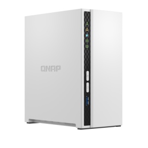 Produs Resigilat NAS QNAP 233 2-Bay, CPU ARM 2.0GHz Quad core, RAM 2GB, HDD 2.5"/3.5" SATA 6Gbps (neincluse), LAN: 1 GigaLan, USB3.2 Gen1: 1 USB2.0: 1, tower, adaptor alimentare