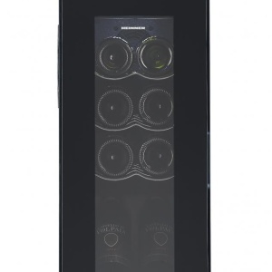 Produs Resigilat Racitor de vinuri Heinner HRV-A28DRM8, clasa energetica: G, capacitate totala: 28L, capacitate incarcare: 8 sticle (750ml), o zona de temperatura, interval de temperatura: 5~20Â°C, display LED, control electronic, lumina LED