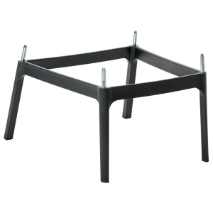 Produs Resigilat Set 4 scaune de bar Re-Bloom Seceda, polipropilena, 41x59x116 cm, UV5, rezistente la apa, negru - Verificat A - Img 5